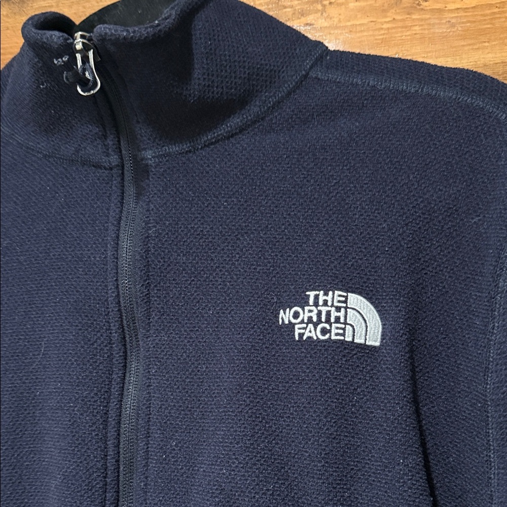 The North Face Fleece 1/4 Zip Pullover - Navy Blue - Size Large‎ - Picture 2 of 7